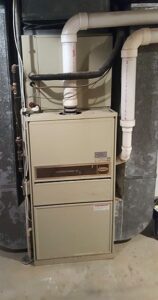 Old furnace in need of replacing in Waterford, MI home