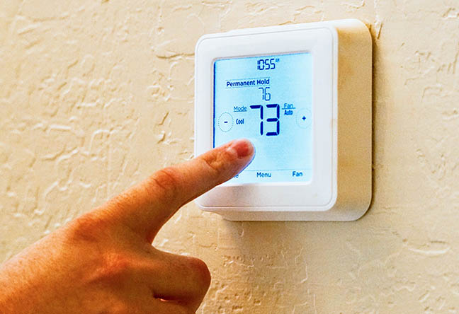 Temperature set to 73 degrees in Waterford Township home