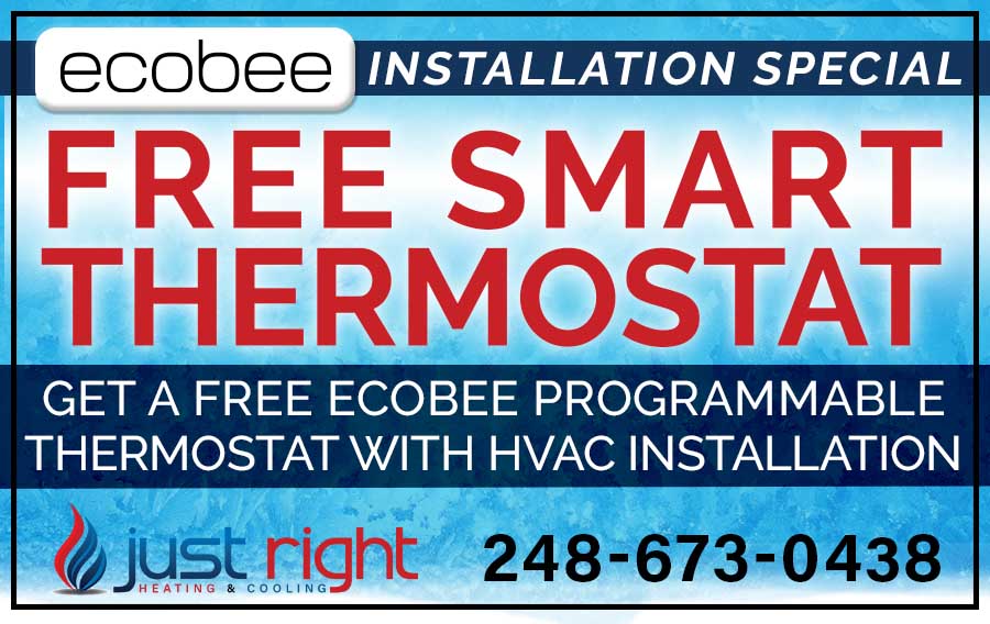 special deal free thermostat with furnace installation